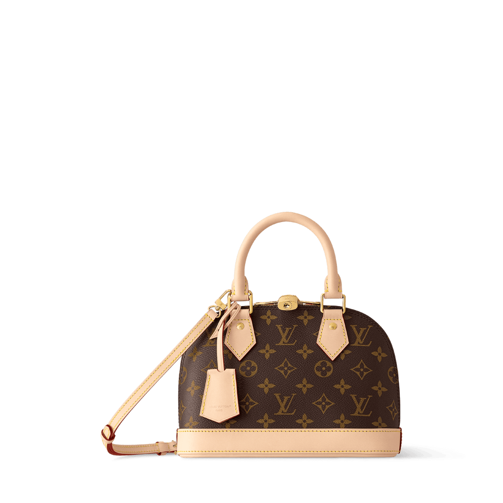Alma BB Monogram Canvas Top Handle Bag For Women