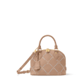 Alma BB Hazelnut Couture Monogram Empreinte Leather Handbag M28458 For Women