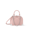 Alma Trunk BB Petal Pink Calfskin Leather Crossbody Bag For Women