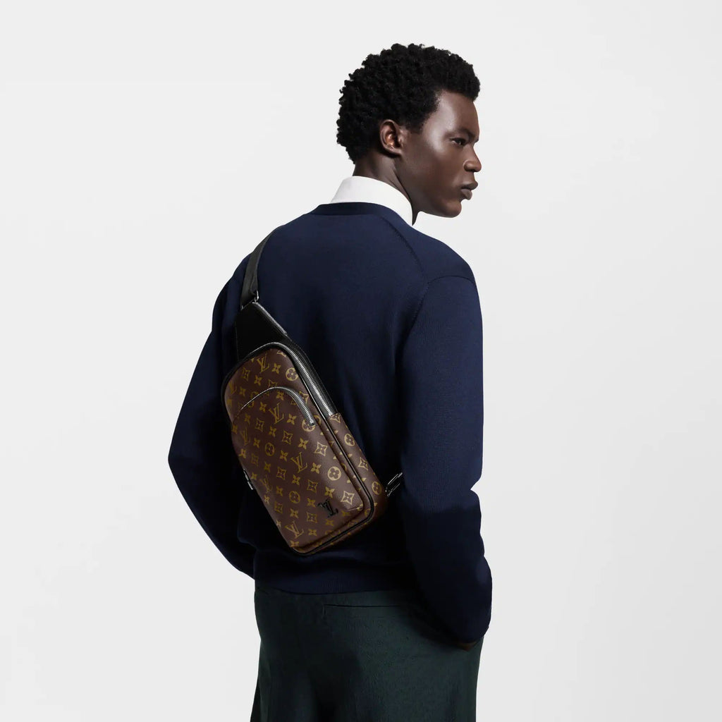 Avenue Slingbag Monogram Macassar Shoes For Men