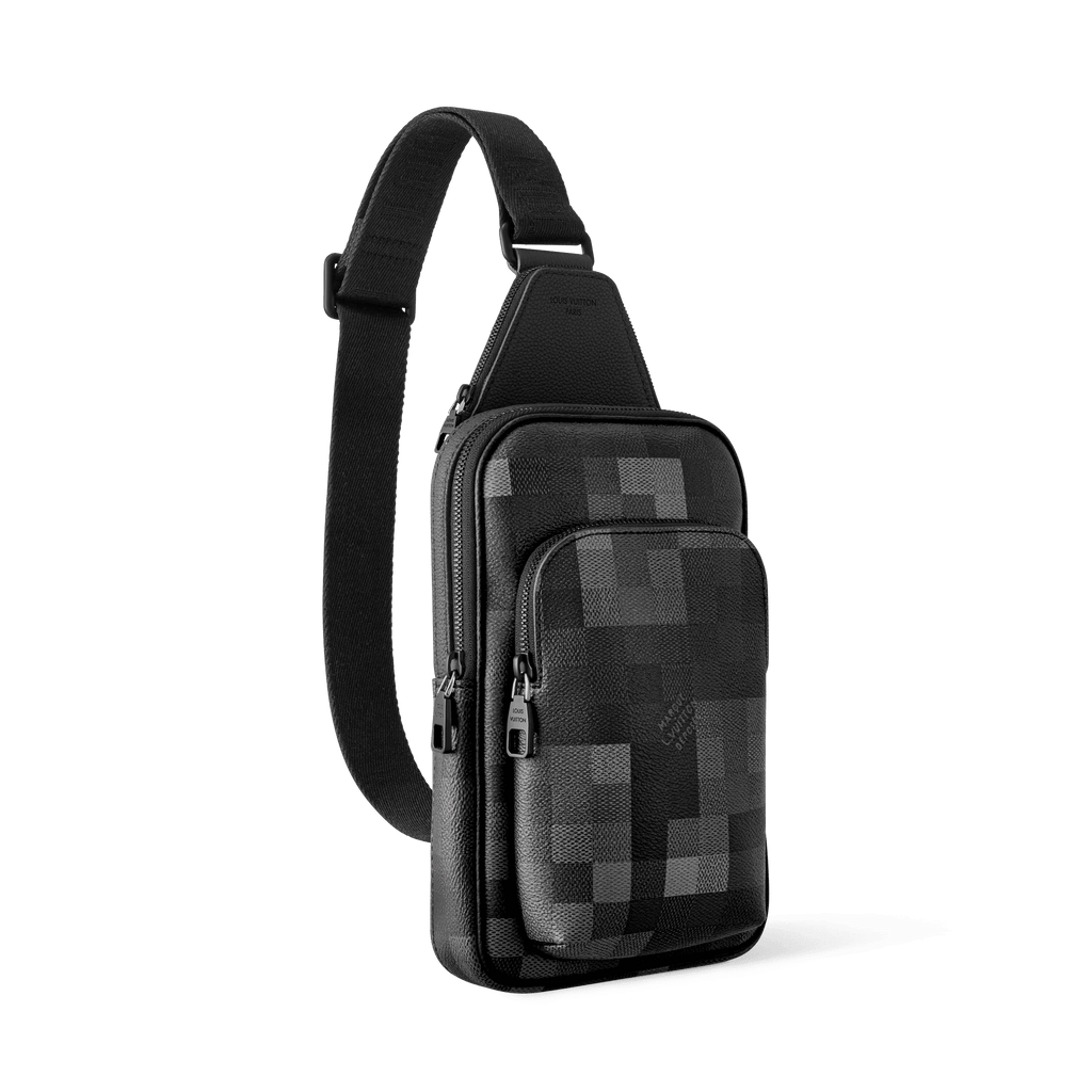 Avenue Slingbag Damoflage Black Shoes For Women