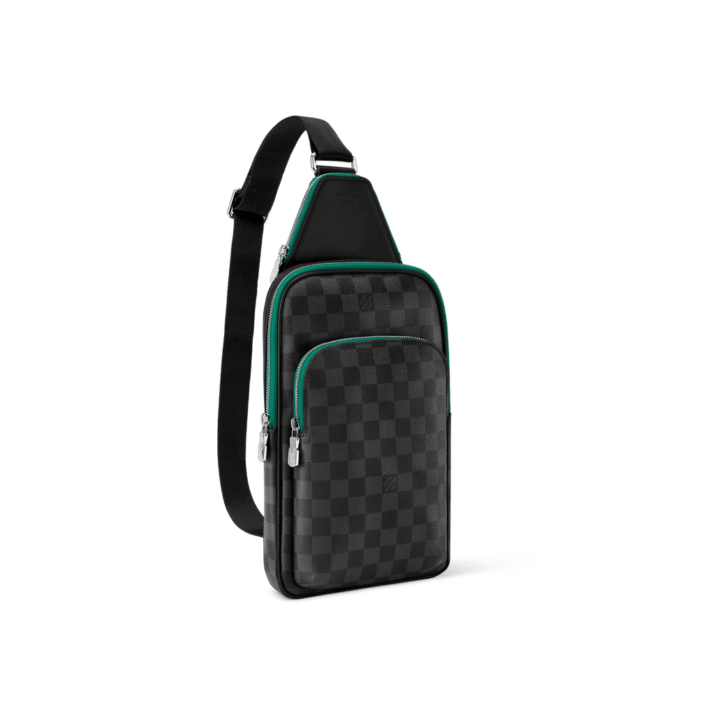 Men's Green Coated Canvas Handbag product image 1