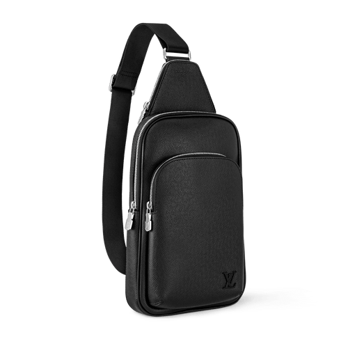 Avenue Slingbag Black Shoes For Men