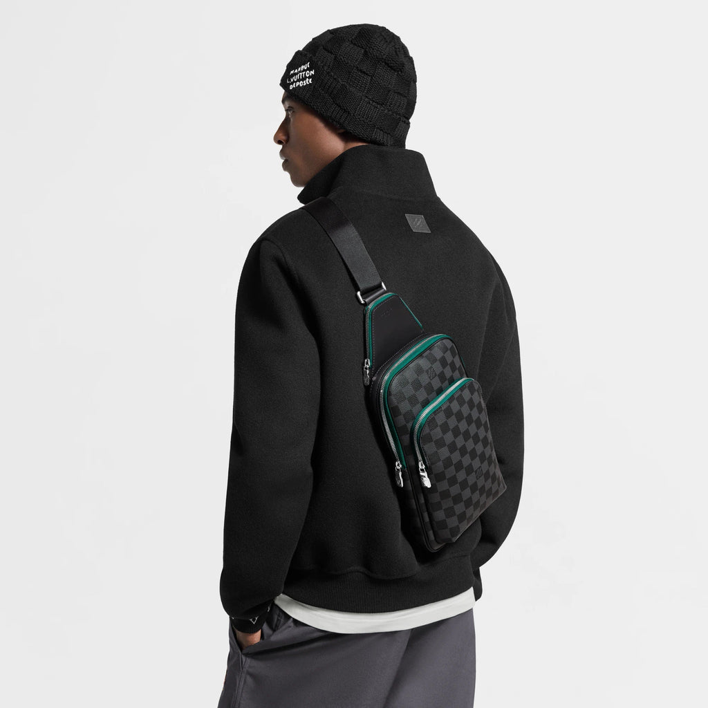 Men's Green Coated Canvas Handbag product image 4