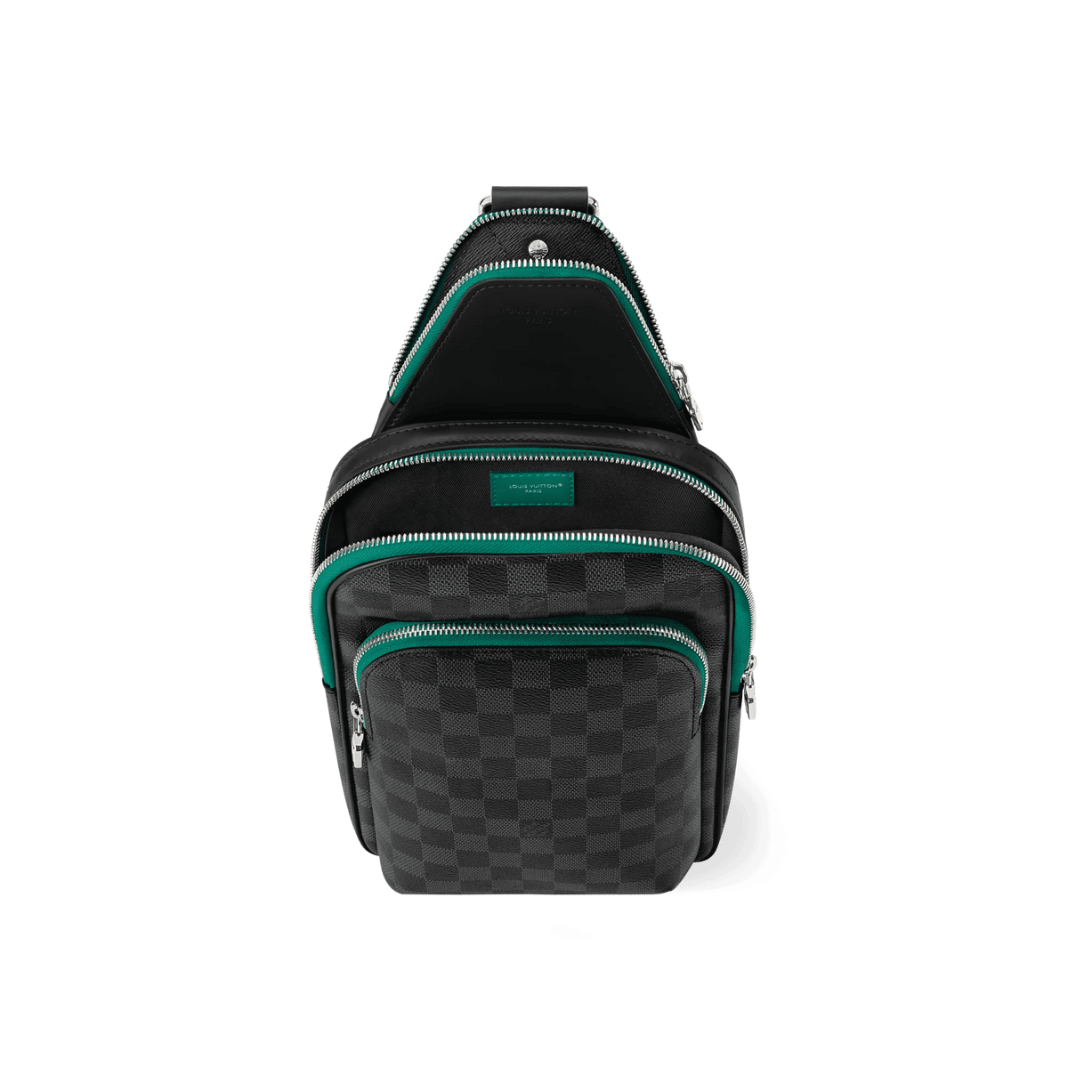 Men's Green Coated Canvas Handbag product image 2