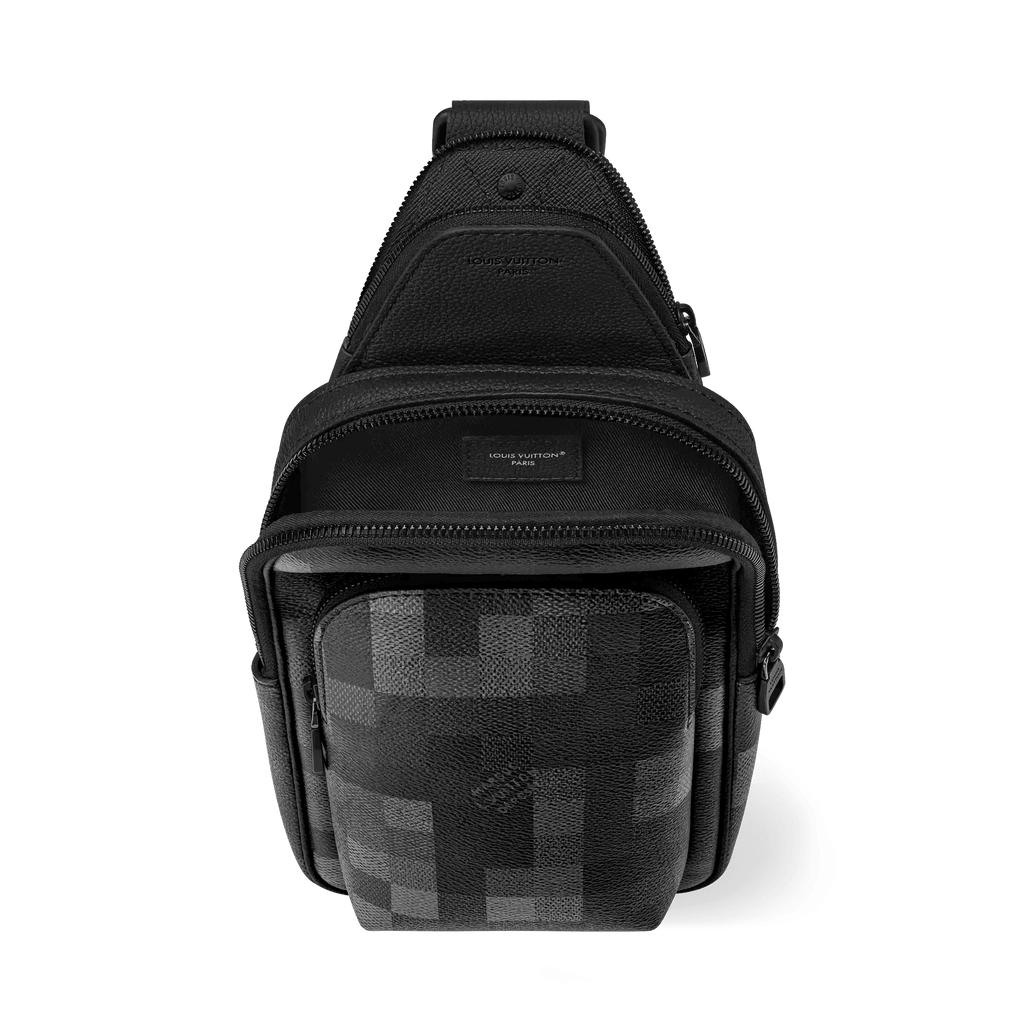 Avenue Slingbag Damoflage Black Shoes For Women