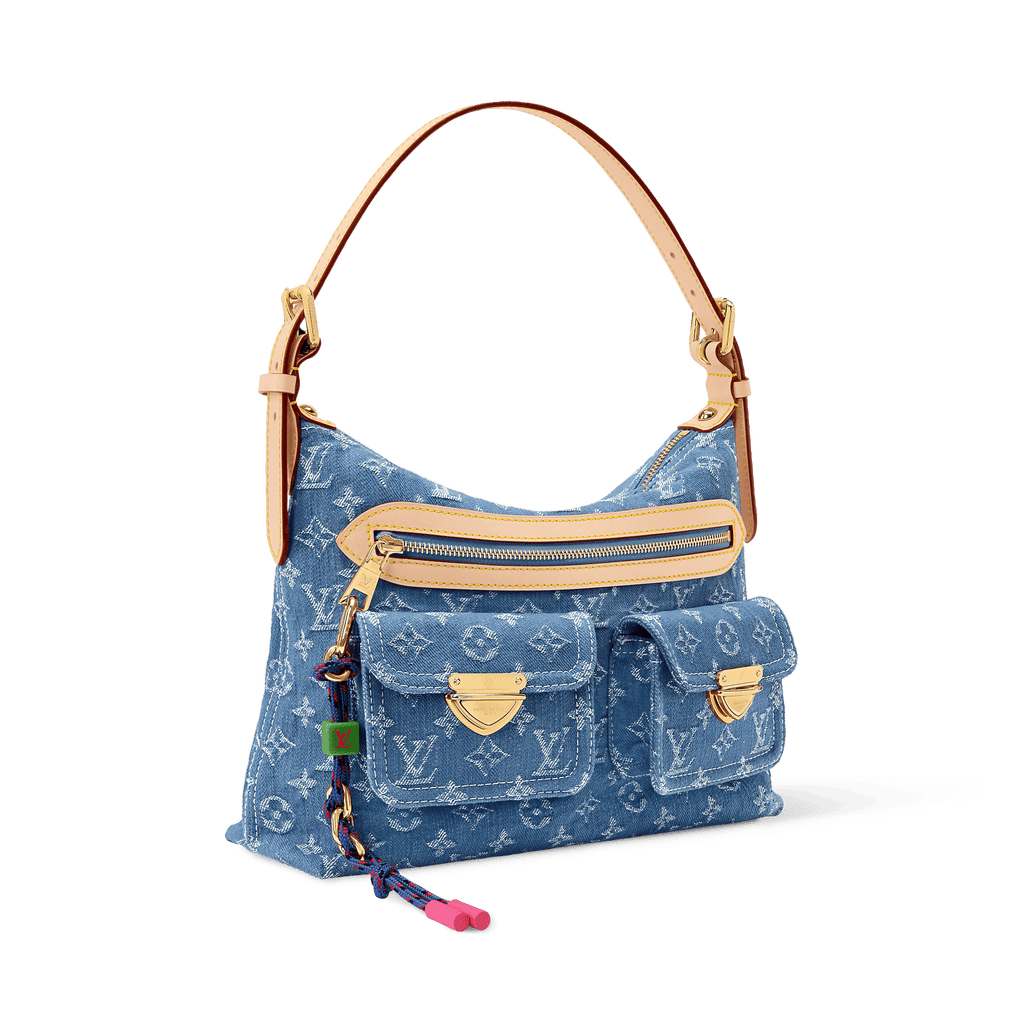 Blue Cowhide & Leather Handbag product image 3