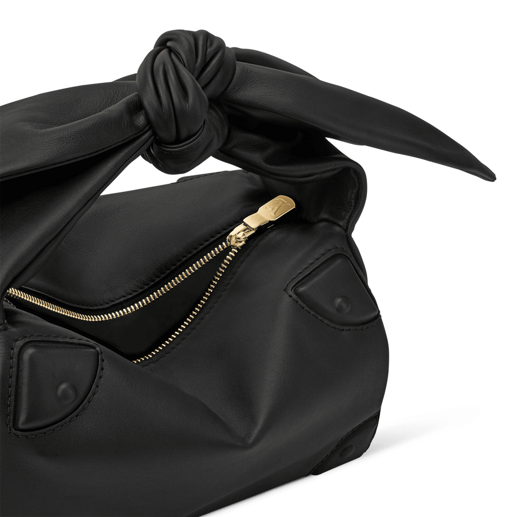 Black Calfskin Leather Luggage Design 002 product image 4