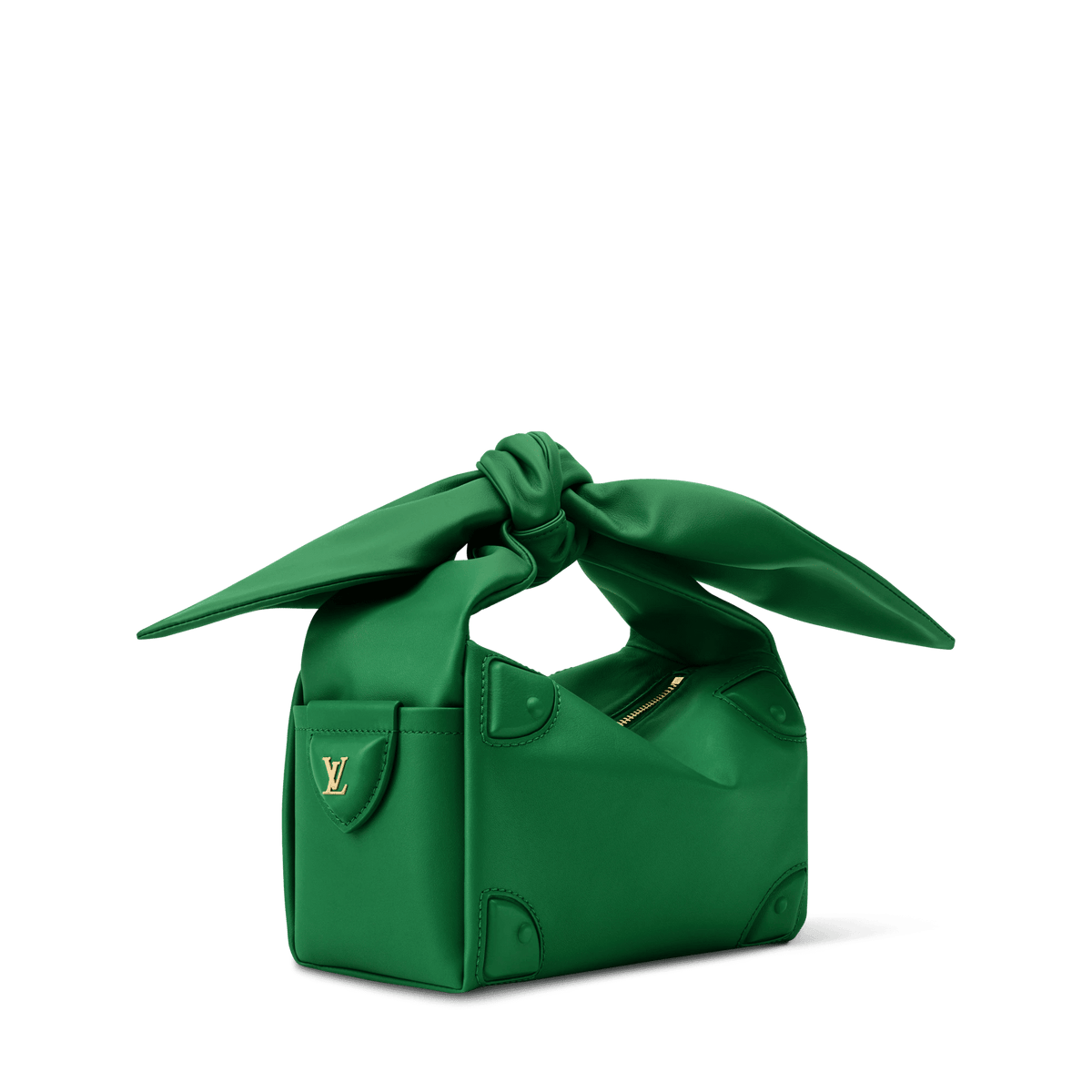 Bundle Trunk Calfskin Gazon Green For Women