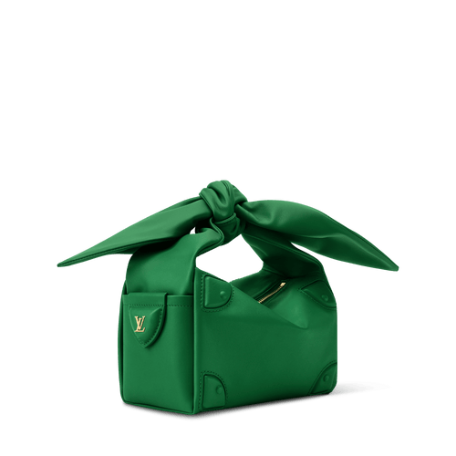 Bundle Trunk Calfskin Gazon Green For Women
