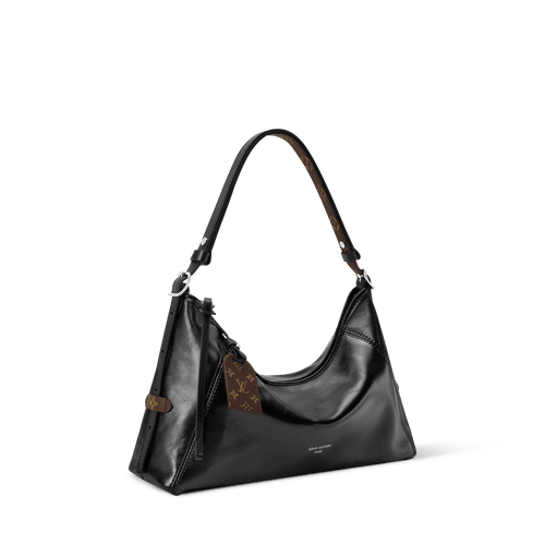 CarryAll East West Black Lamb Leather Crossbody Bag M28160 For Women