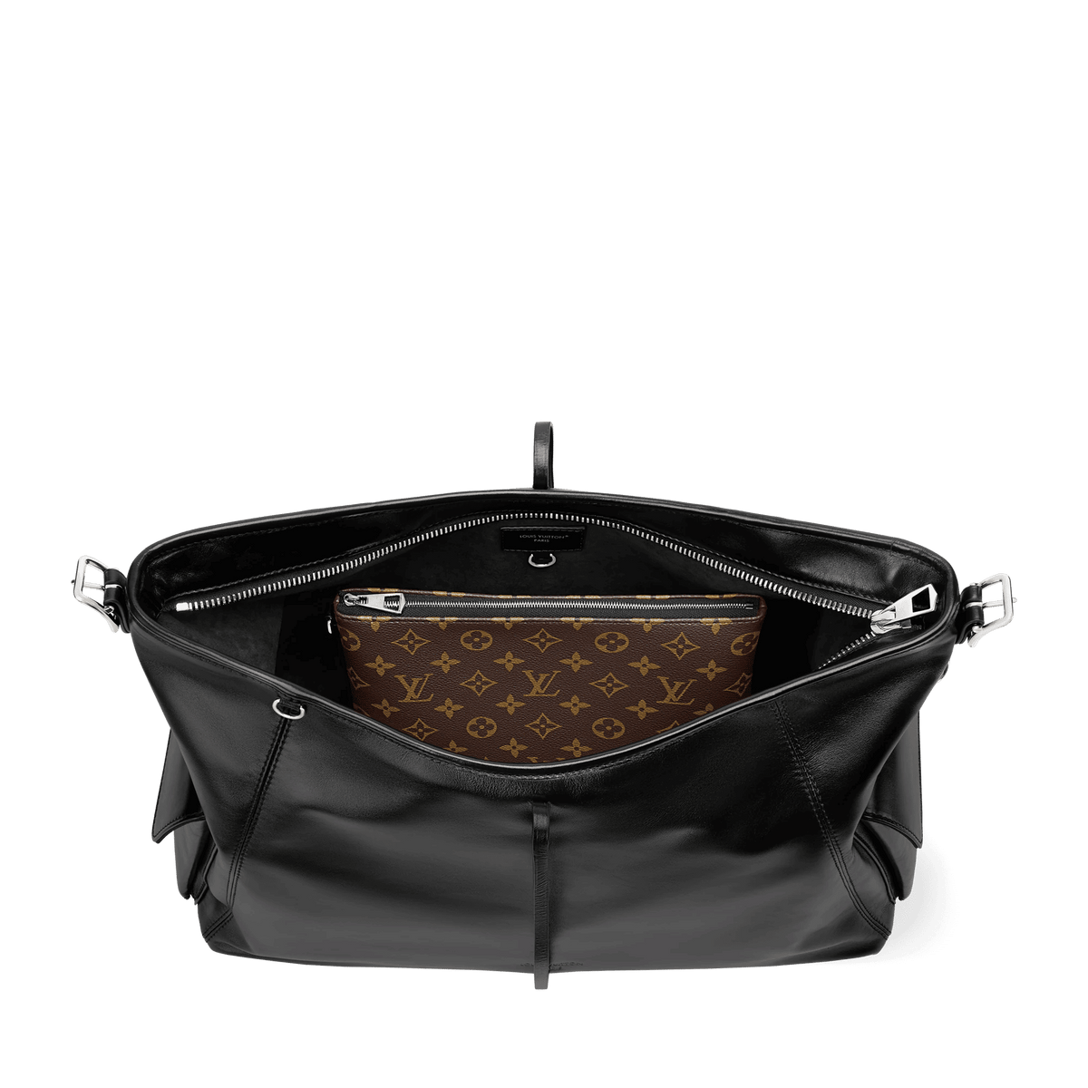 Black Leather Travel Bag product image 3