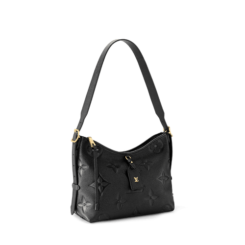 CarryAll PM Black Monogram Empreinte Leather Hobo Bag M46288 For Women