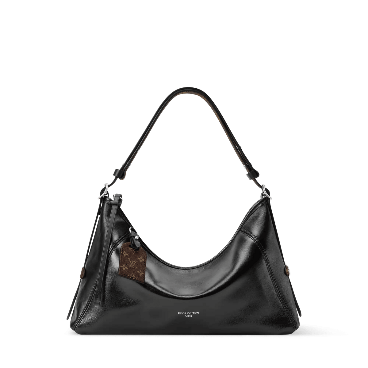 CarryAll East West Black Lamb Leather Crossbody Bag M28160 For Women