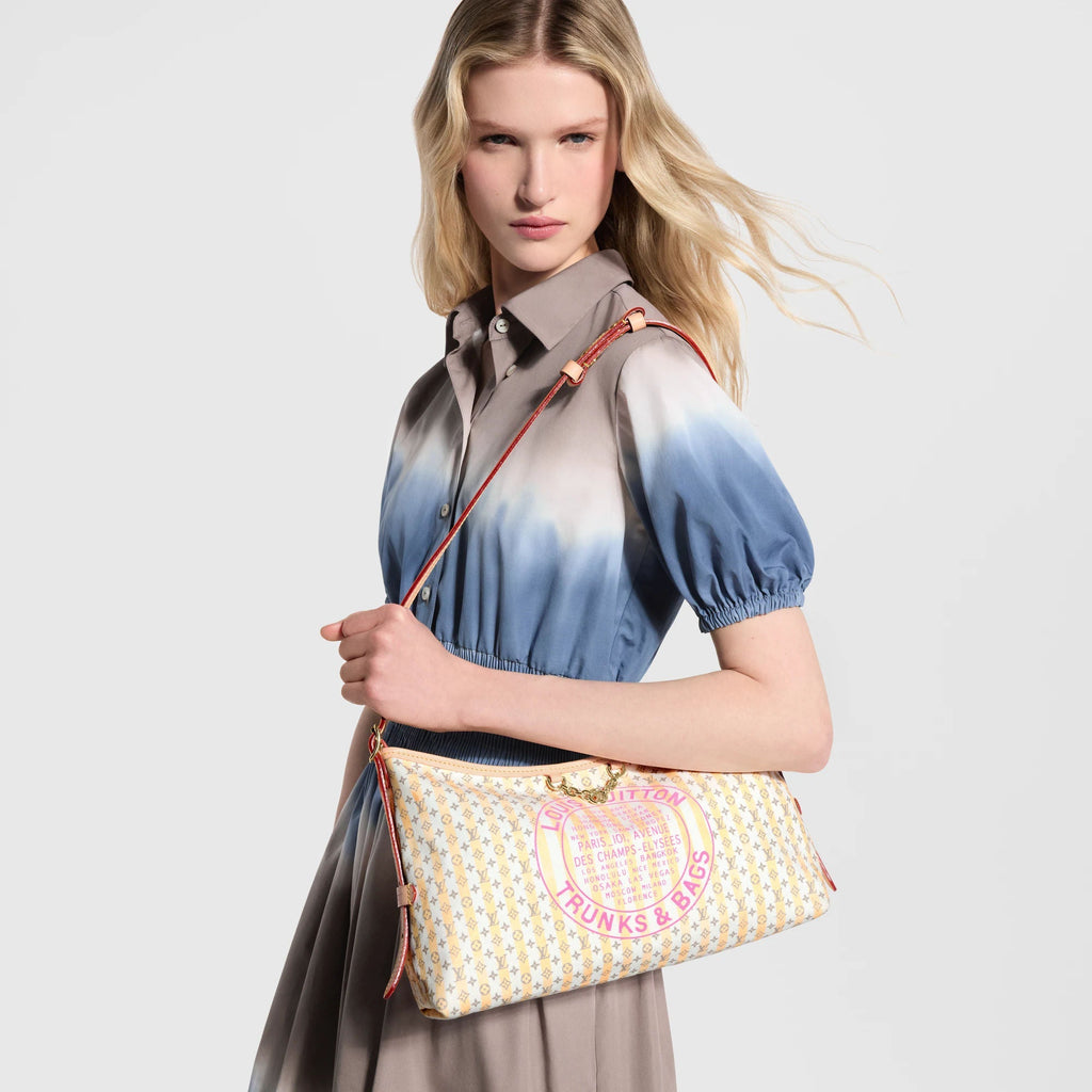 Carryall East West Banana Monogram Coated Canvas Tote Bag M29139 For Women