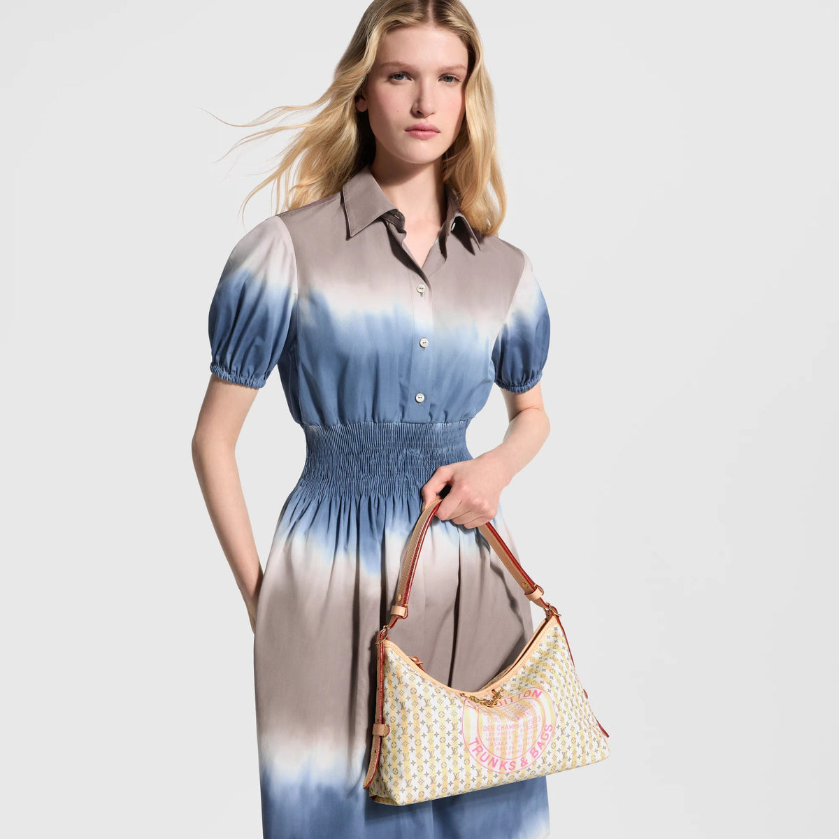 Carryall East West Banana Monogram Coated Canvas Tote Bag M29139 For Women