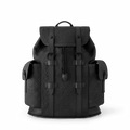 Black Leather Backpack Design 002 product image 1