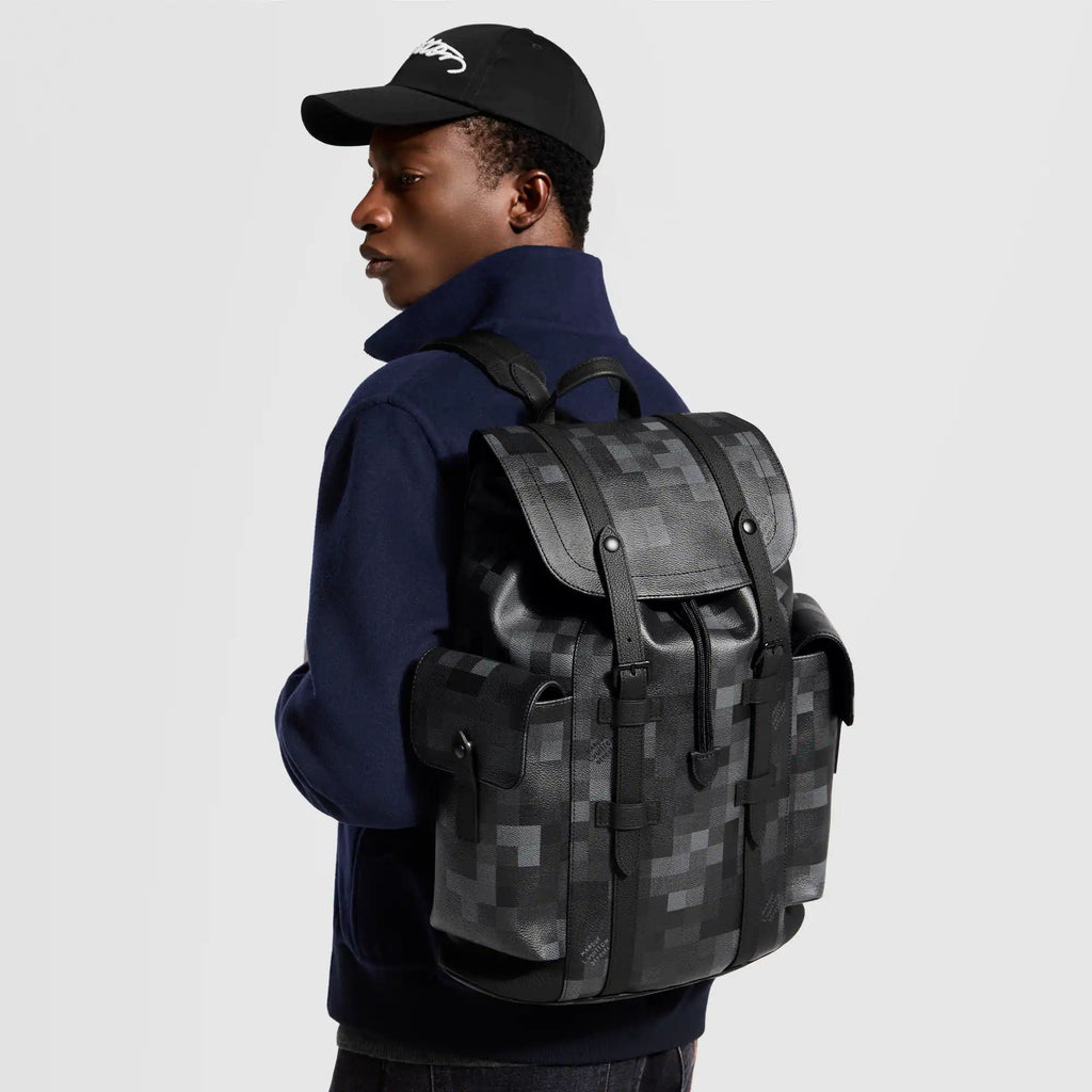 Christopher MM Backpack Damoflage Black Shoes For Men