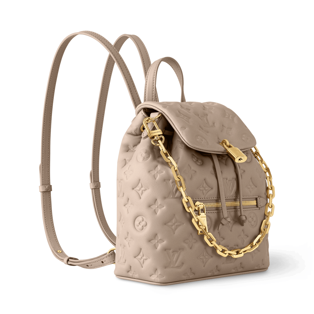 Embossed Lambskin Leather Backpack product image 2