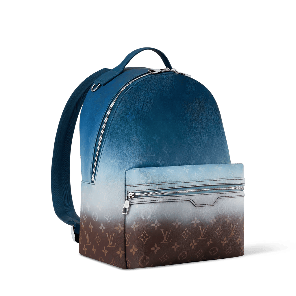 Discovery Backpack PM Monogram Pigment Blue Shoes For Men