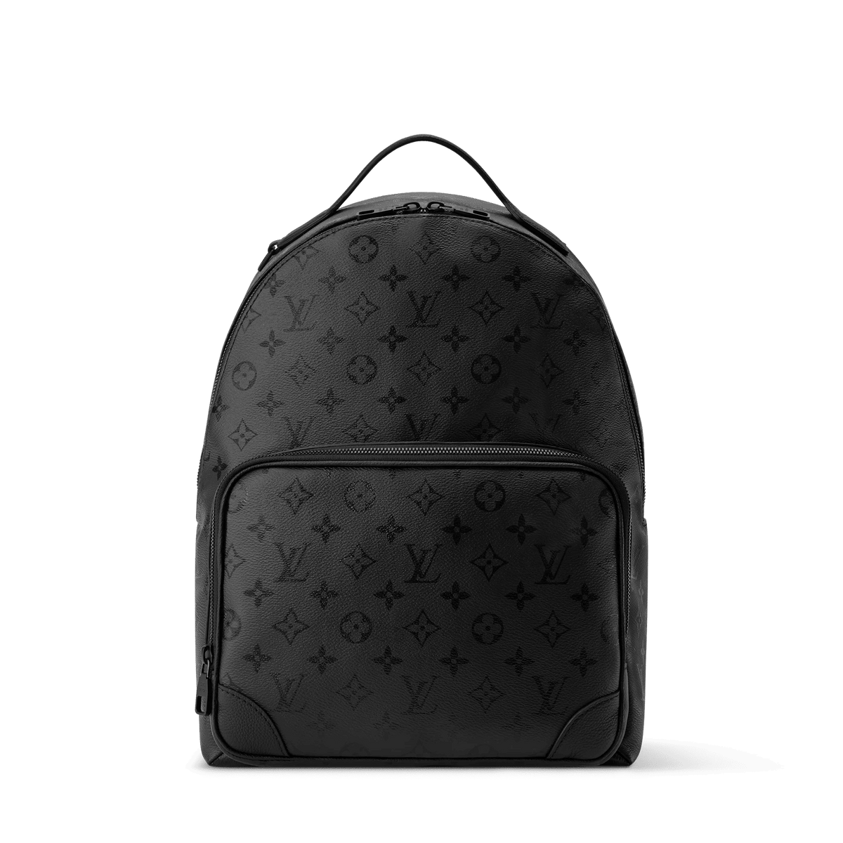 Black Coated Canvas Backpack Design 002 product image 1