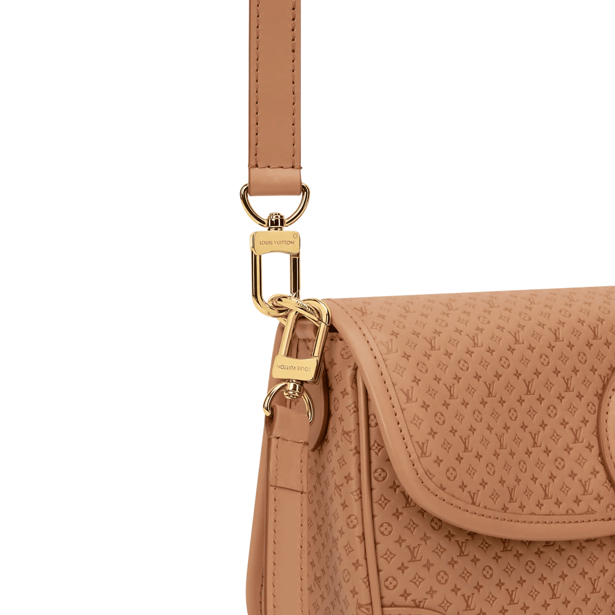 Hazelnut Calfskin Leather Shoulder Bag product image 3