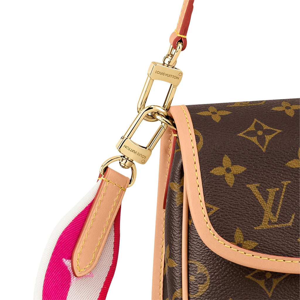 Diane Monogram Fuchsia Satchel For Women