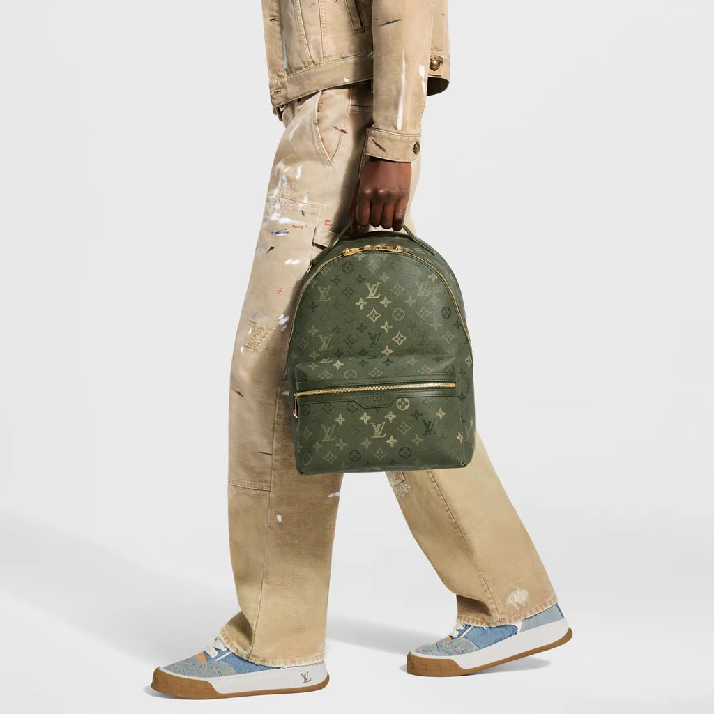 Khaki Coated Canvas Backpack product image 6