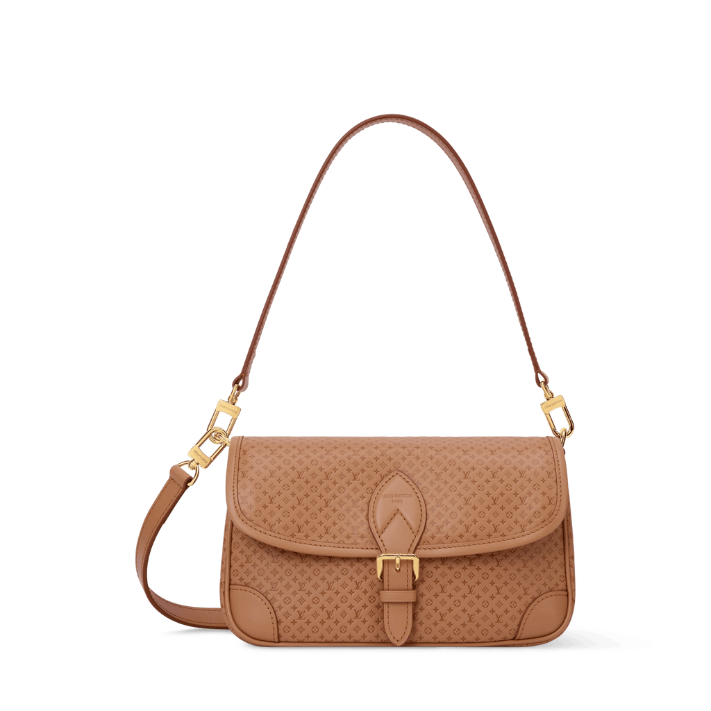 Diane PM Noisette Calfskin Leather Shoulder Bag M29162 For Women