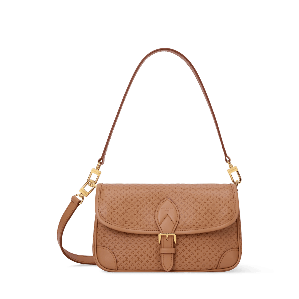 Hazelnut Calfskin Leather Shoulder Bag product image 1