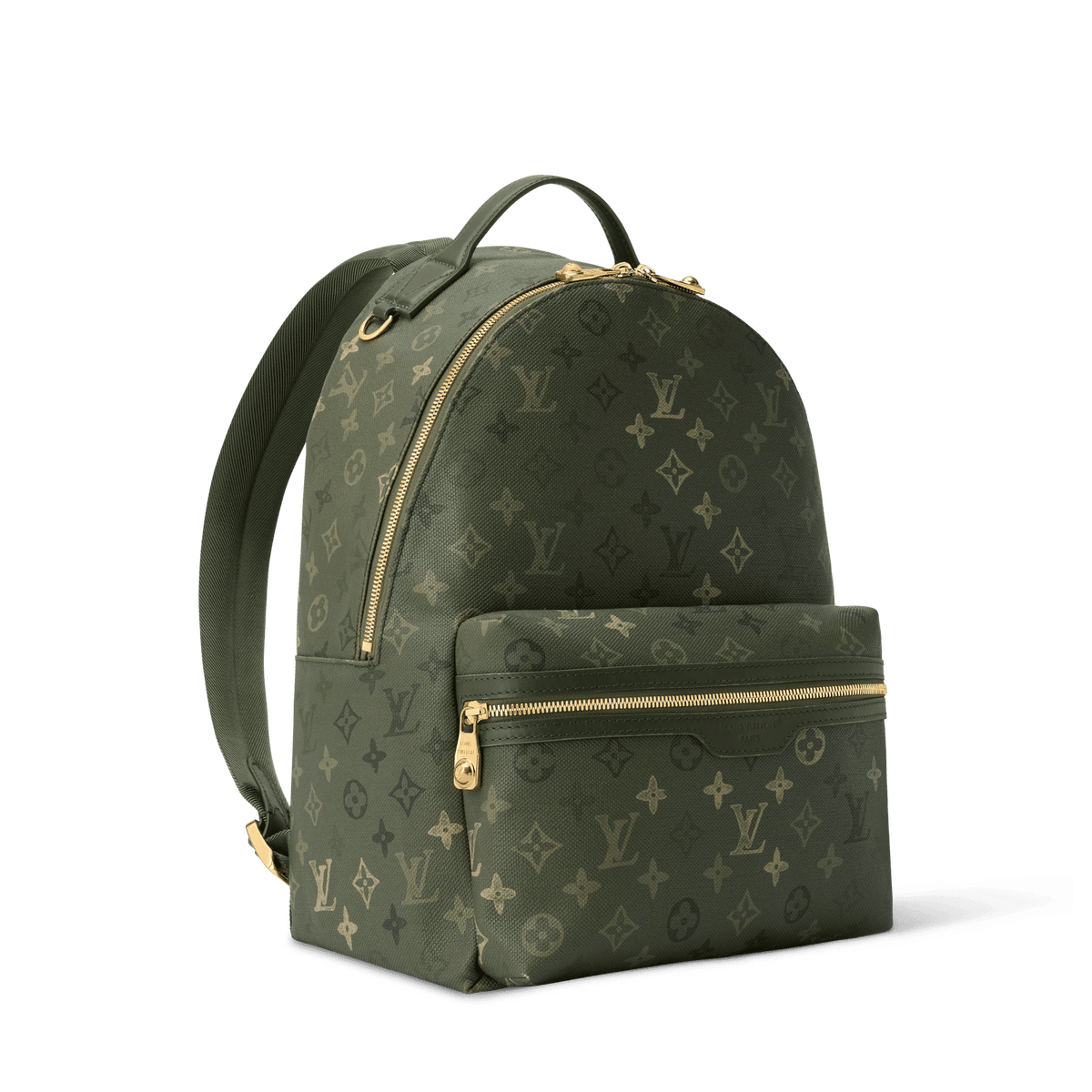 Khaki Coated Canvas Backpack product image 2