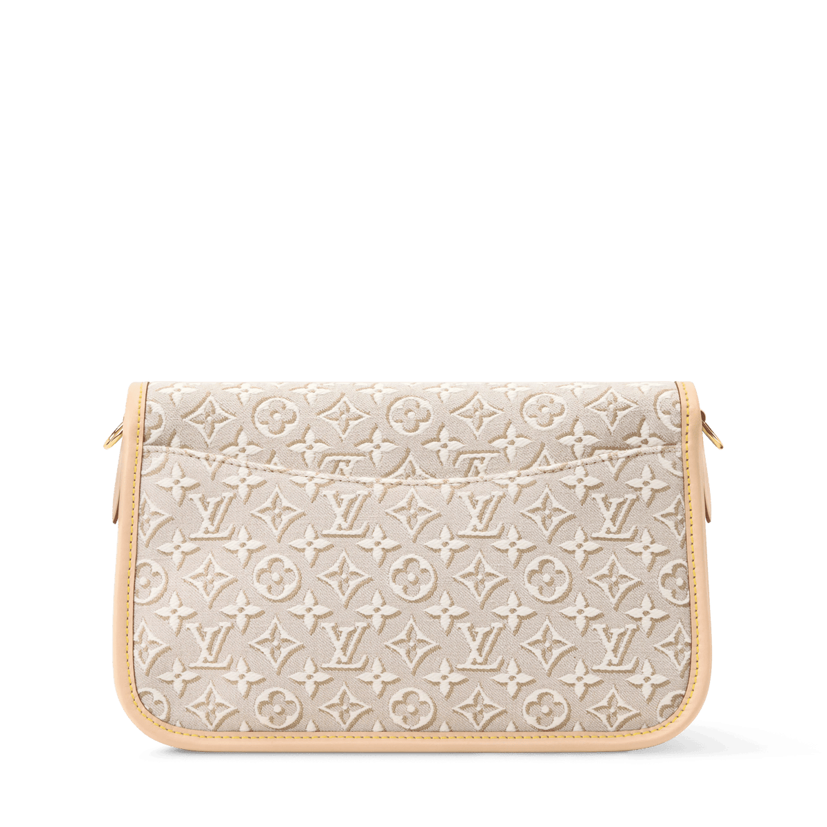 Diane PM Monogram Emblème Peuplier Jacquard Textile Gold-Toned Hardware