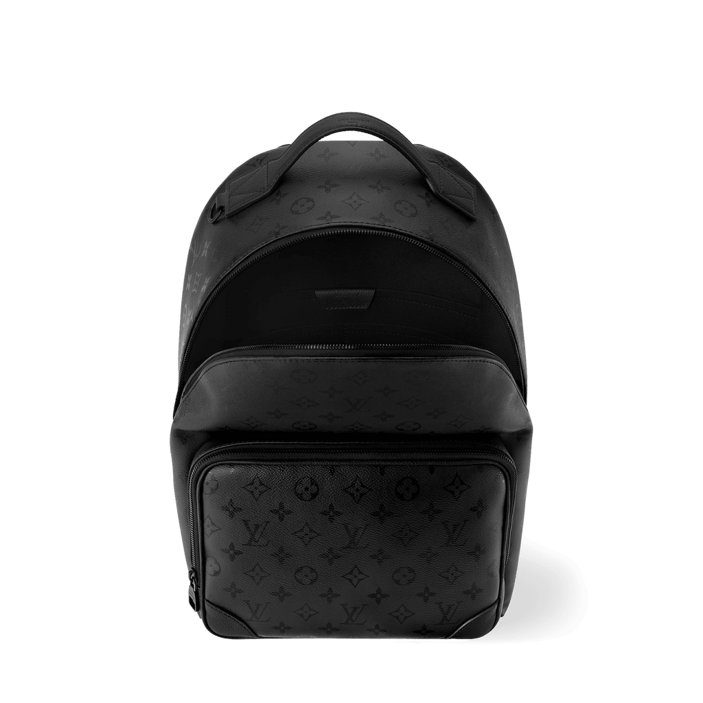 Black Coated Canvas Backpack Design 002 product image 3