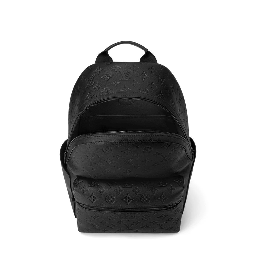 Black Leather Backpack Design 003 product image 3