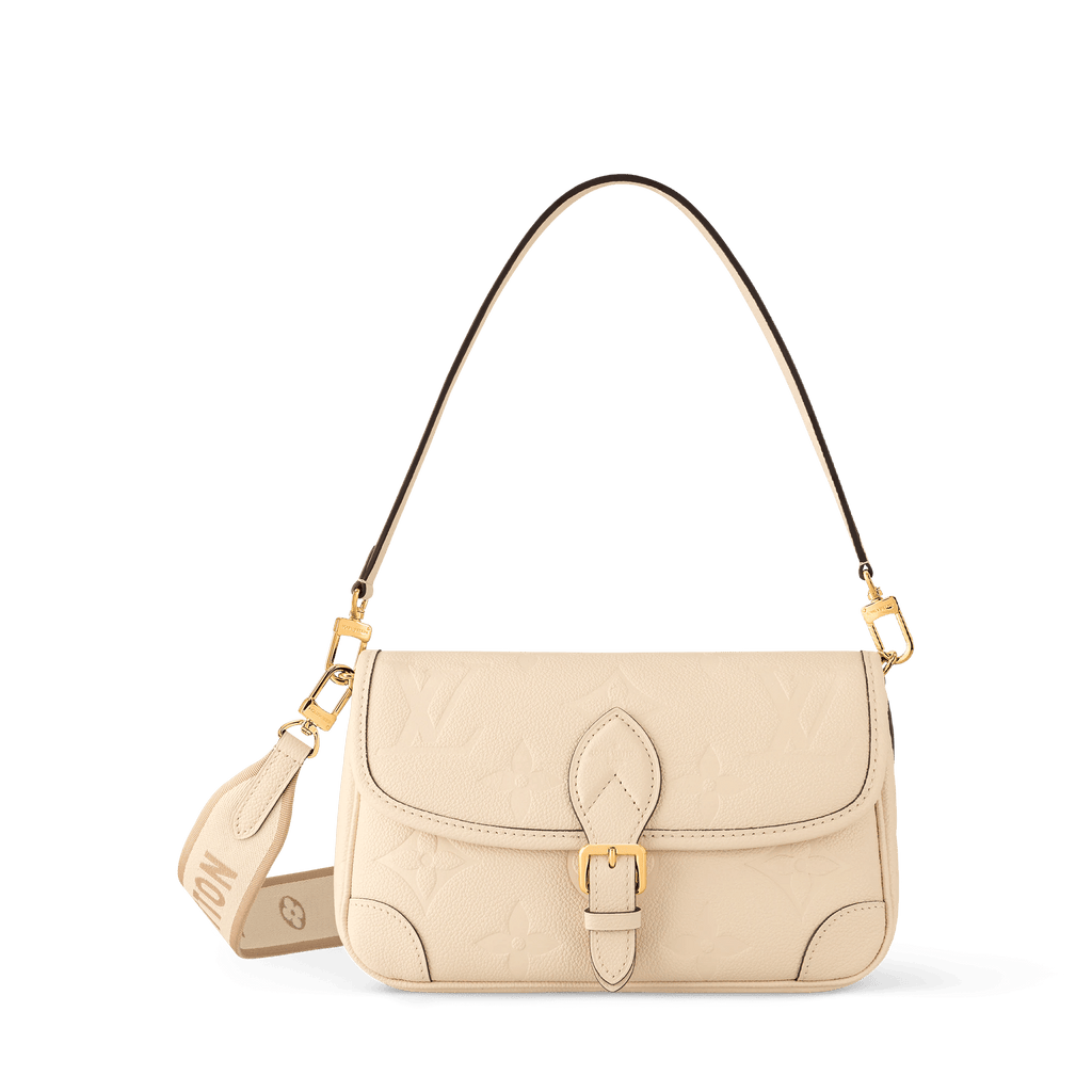 Diane Monogram Empreinte Leather Satchel For Women