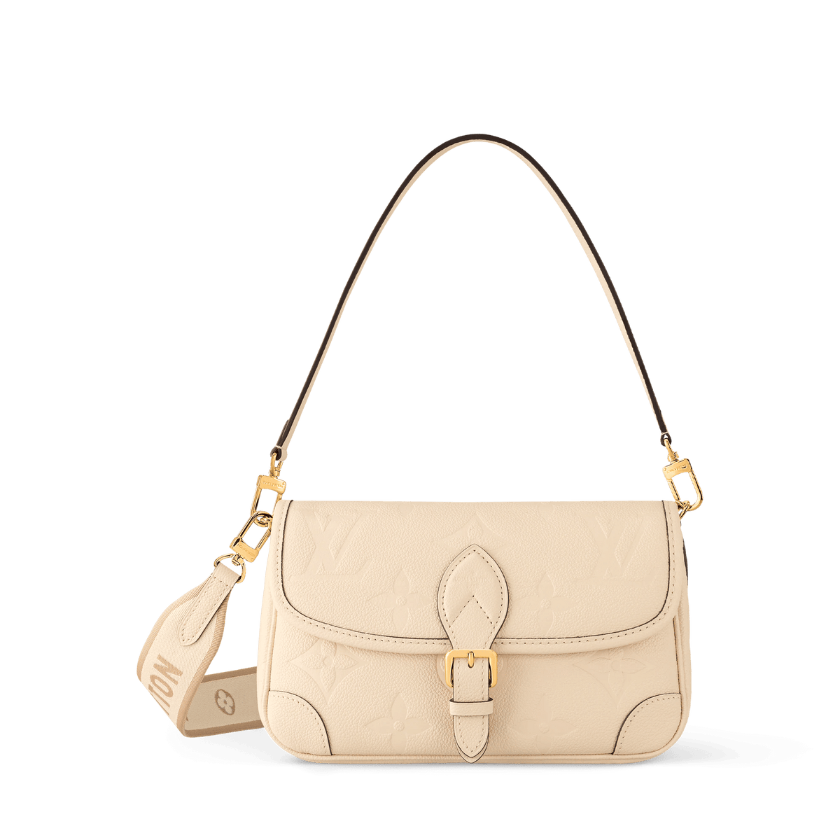 Diane Monogram Empreinte Leather Satchel For Women