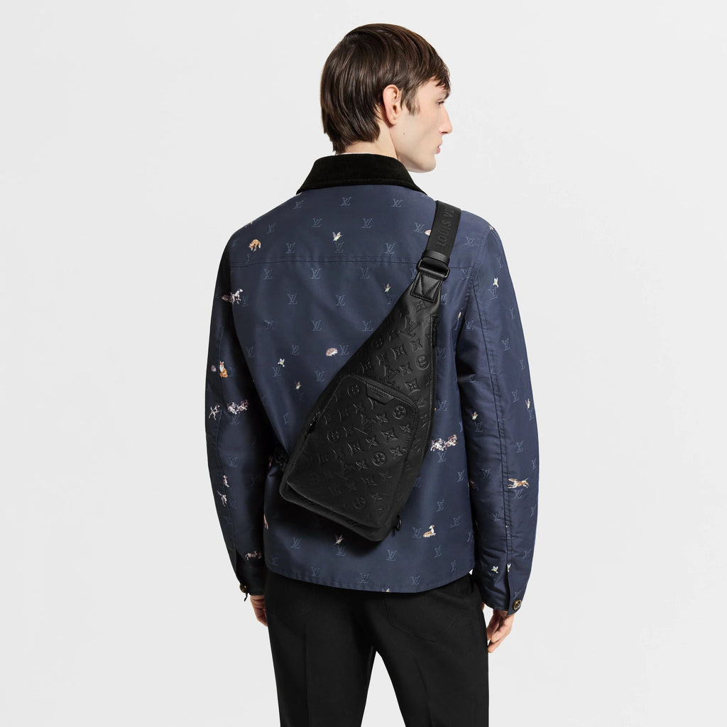 Duo Slingbag Black Shoes For Men