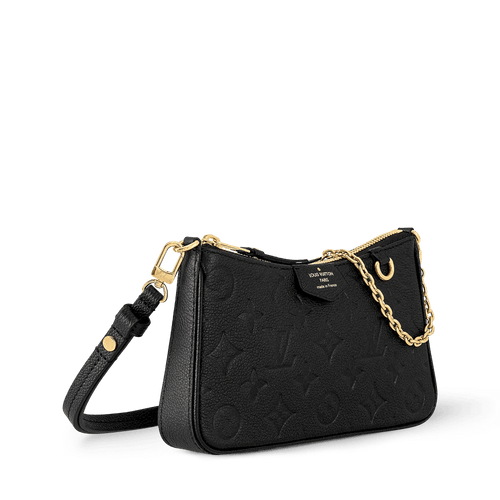 Easy On Strap Black Monogram Empreinte Leather Pouch M80349 For Women