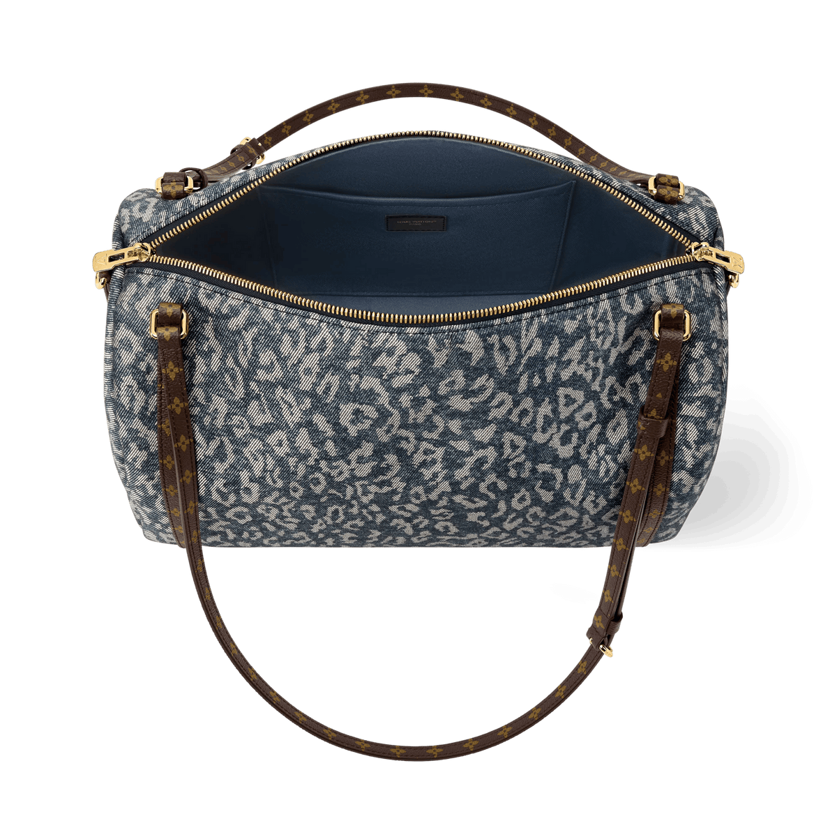 Express MM Wild Denim Silver Blue Tote Bag M3A388 For Women