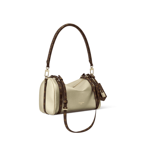 Express PM Platinum Grained Calfskin Tote Bag For Women