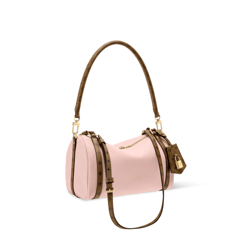 Express PM Petal Pink Calfskin Shoulder Bag For Women