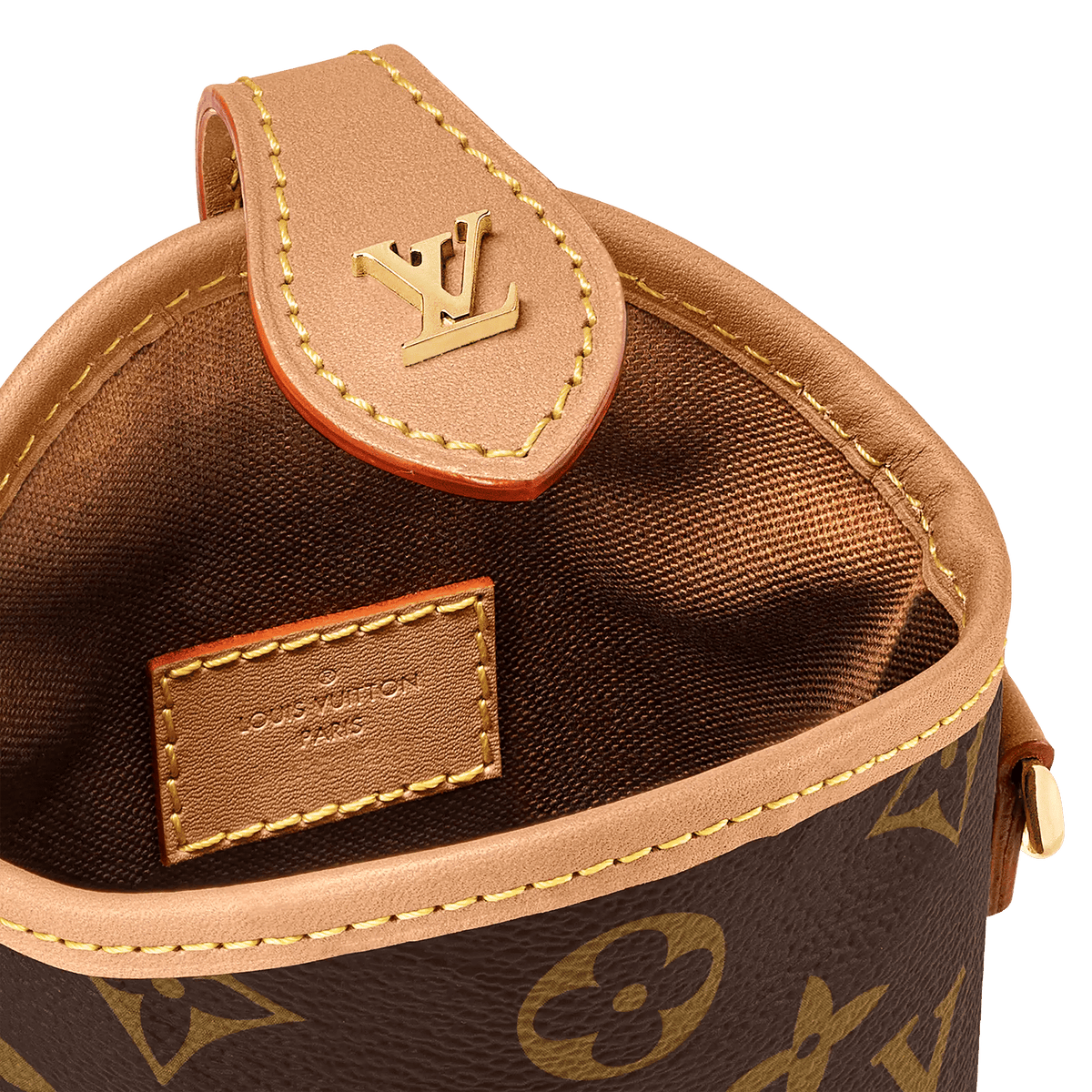 Fold Me Monogram Coated Canvas Pouch M80874 For Women