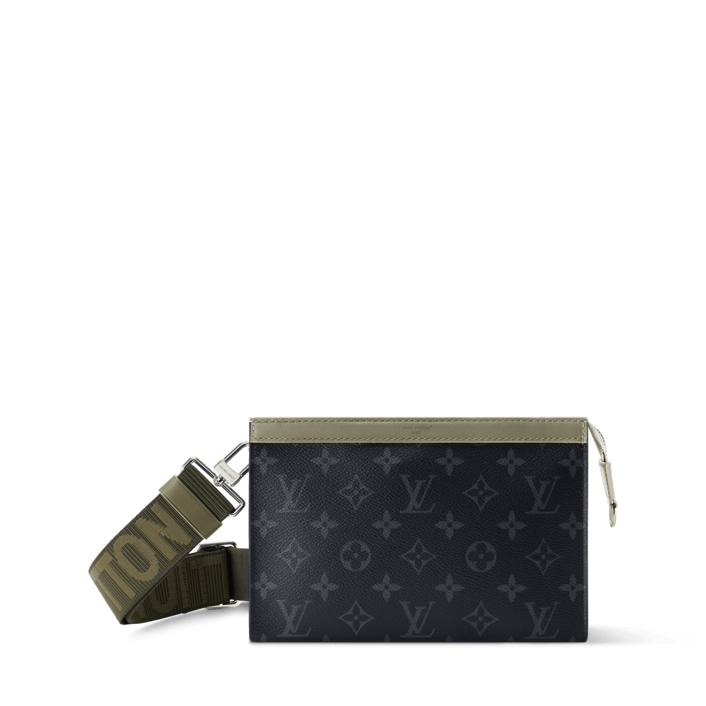 Gaston Wearable Wallet Monogram Eclipse Khaki For Men
