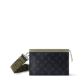 Gaston Wearable Wallet Monogram Eclipse Khaki For Men