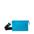 Gaston Wearable Wallet Monogram Taigarama Blue Lagoon For Men