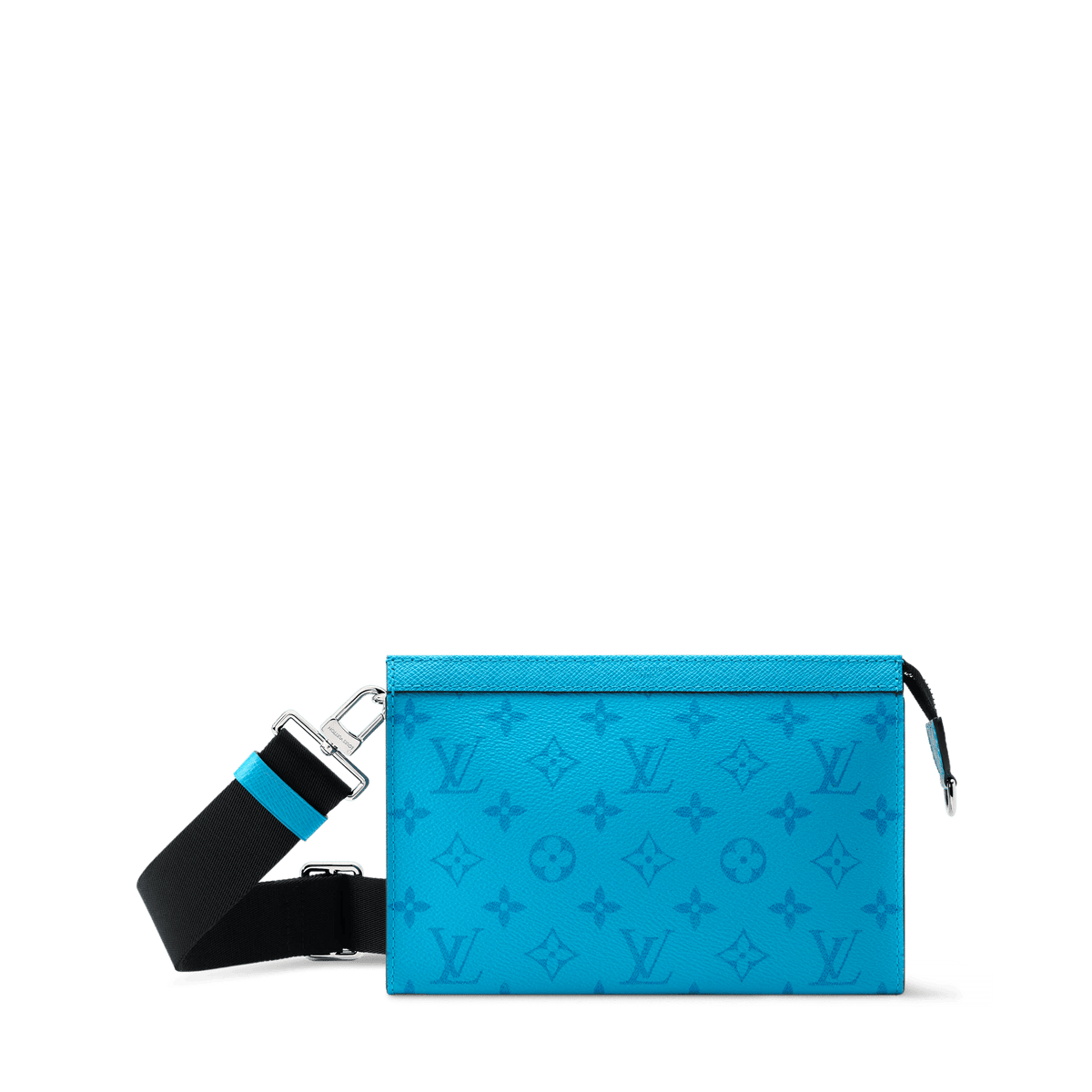 Gaston Wearable Wallet Monogram Taigarama Blue Lagoon For Men