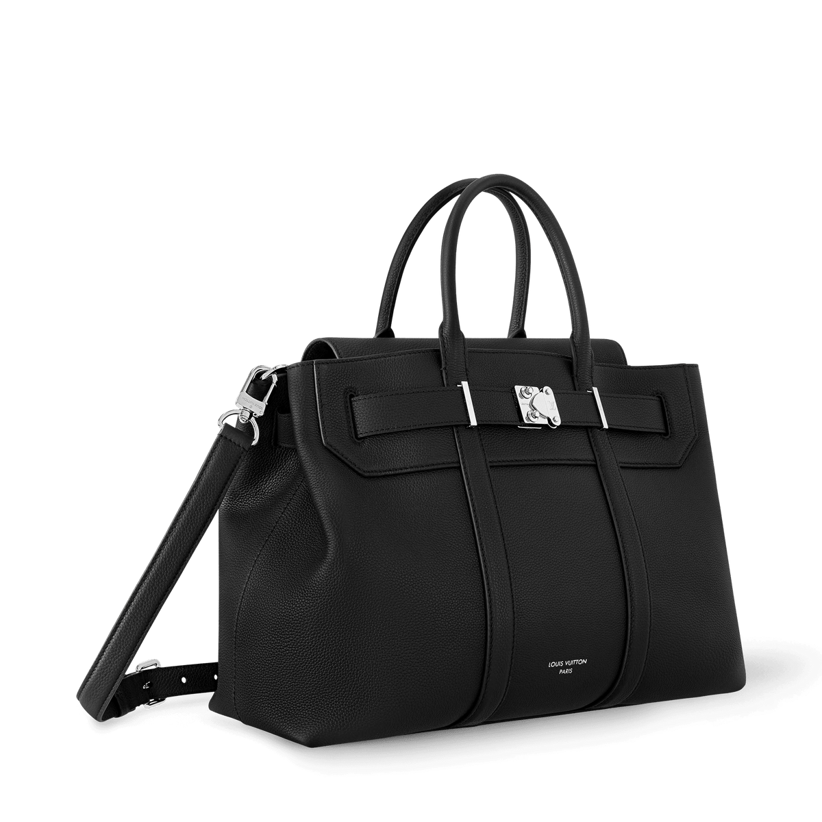 Georges Tote MM Cuir Millésime Calfskin Black For Men