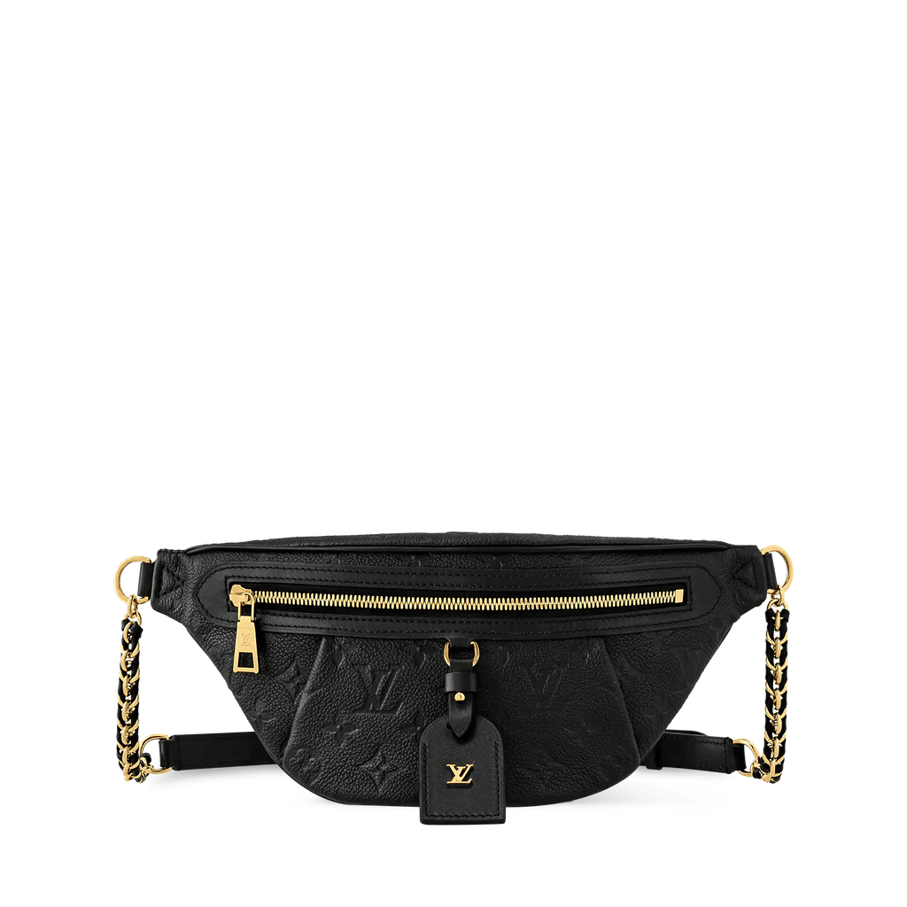 Black Leather Belt Bag Design 002 product image 1