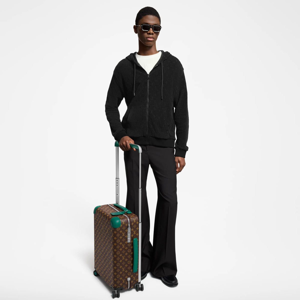 Horizon 55 Rolling Suitcase Monogram Macassar M12610 Collection