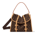 Jet Lag Luxury Handbag MM Monogram Silk Tech Gold-Toned Hardware